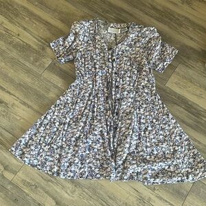 Vintage 1990s floral mini dress